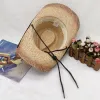 Embroidered Tied Raffia Hat sold by Charming Charlie