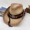 Embroidered Tied Raffia Hat sold by Charming Charlie