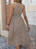 Printed Grecian Neck Midi Dress sold by Charming Charlie