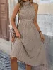 Printed Grecian Neck Midi Dress sold by Charming Charlie