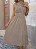 Printed Grecian Neck Midi Dress sold by Charming Charlie
