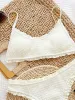 Frill Textured Spaghetti Strap Two-Piece Swim Set sold by Charming Charlie