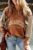 Letter Graphic Long Sleeve Hoodie sold by Charming Charlie