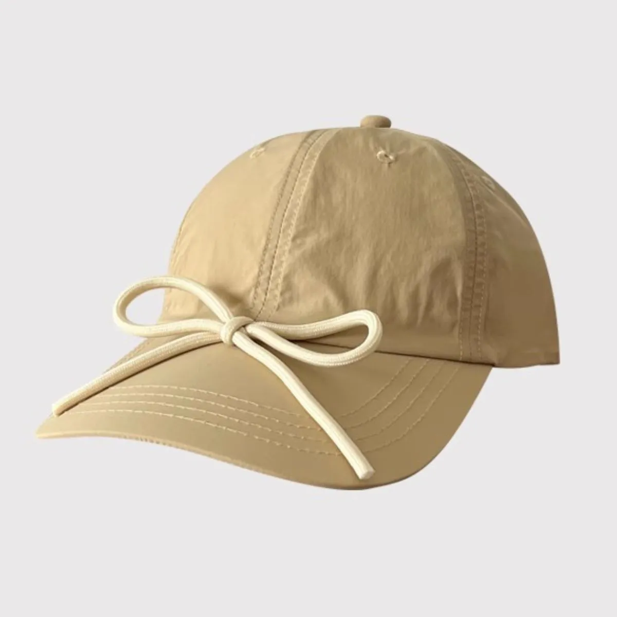 Bow Trim Adjustable Baseball Cap sold by Charming Charlie product image thumbnail 3