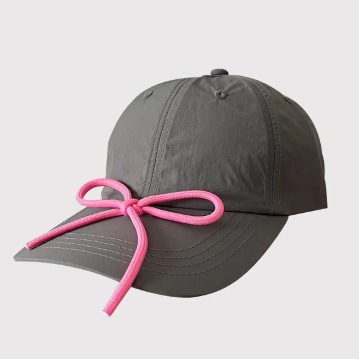 Bow Trim Adjustable Baseball Cap sold by Charming Charlie product image thumbnail 5