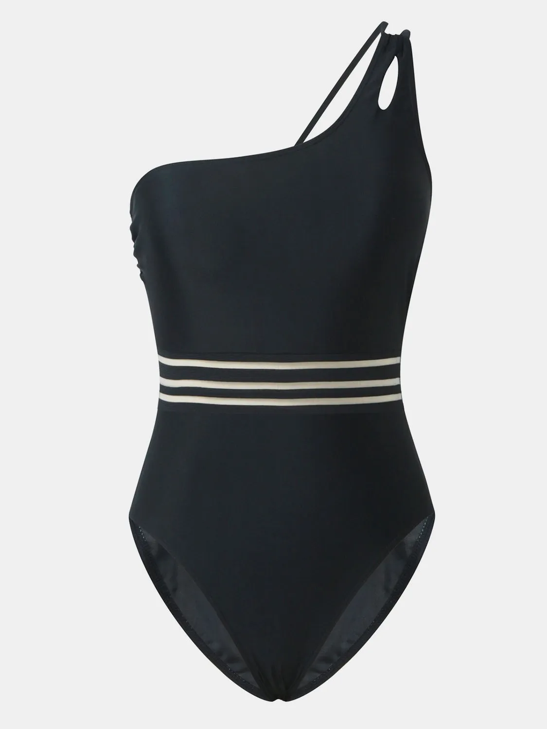 Cutout Single Shoulder One-Piece Swimwear sold by Charming Charlie product image thumbnail 3