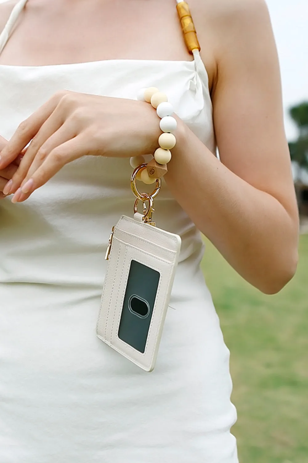 Beaded Bracelet Keychain with Wallet sold by Charming Charlie product image thumbnail 5