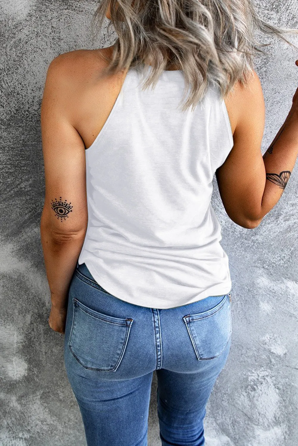 Bow Graphic Grecian Neck Tank sold by Charming Charlie product image thumbnail 3