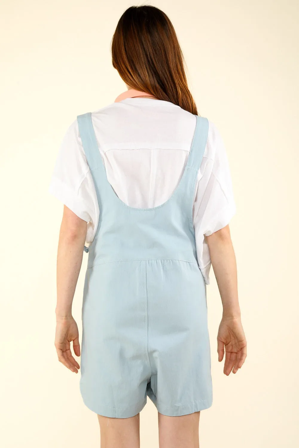 VERY J Adjustable Waist Suspender Overalls with Pockets sold by Charming Charlie product image thumbnail 2