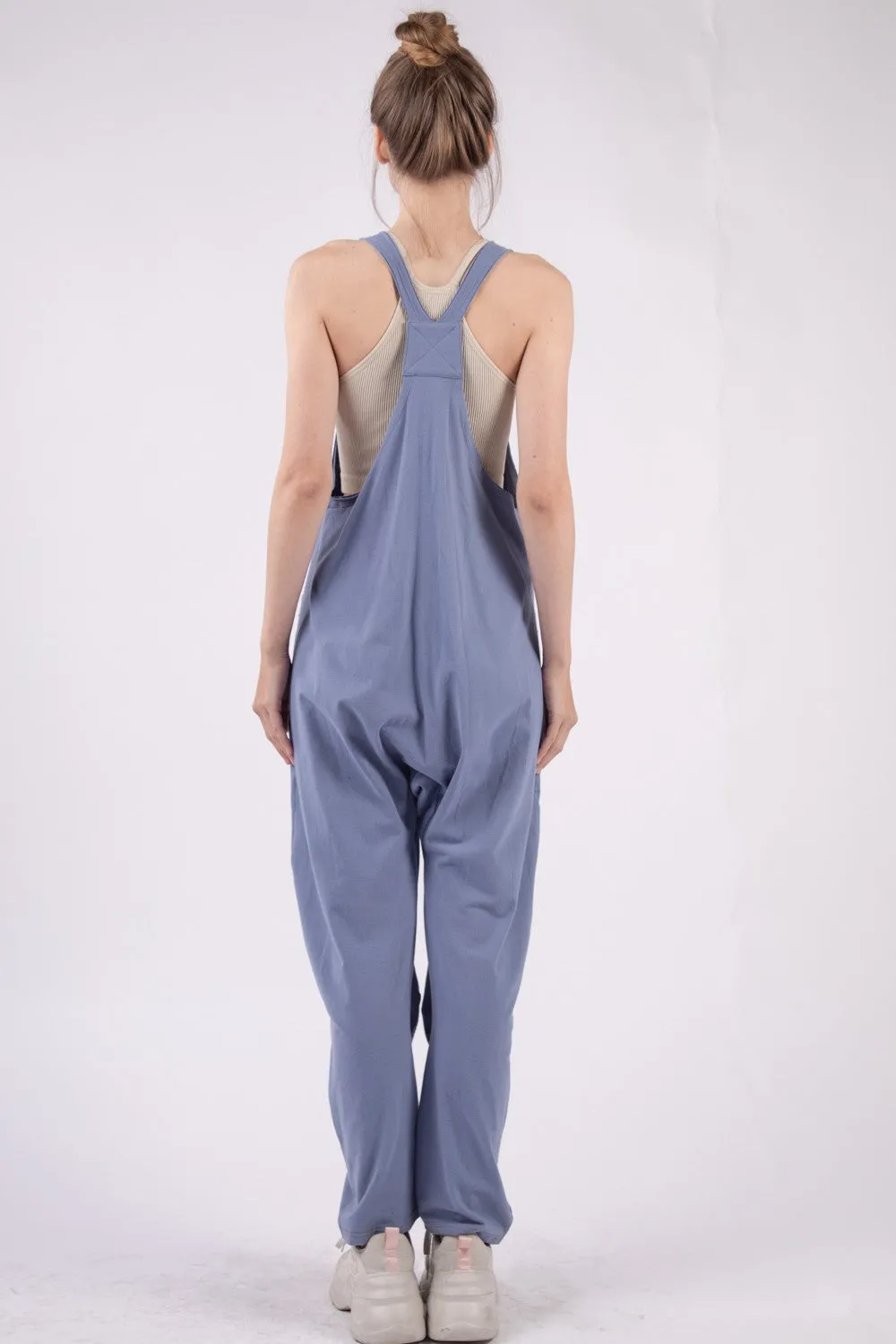 VERY J Plunge Sleeveless Jumpsuit with Pockets sold by Charming Charlie product image thumbnail 2