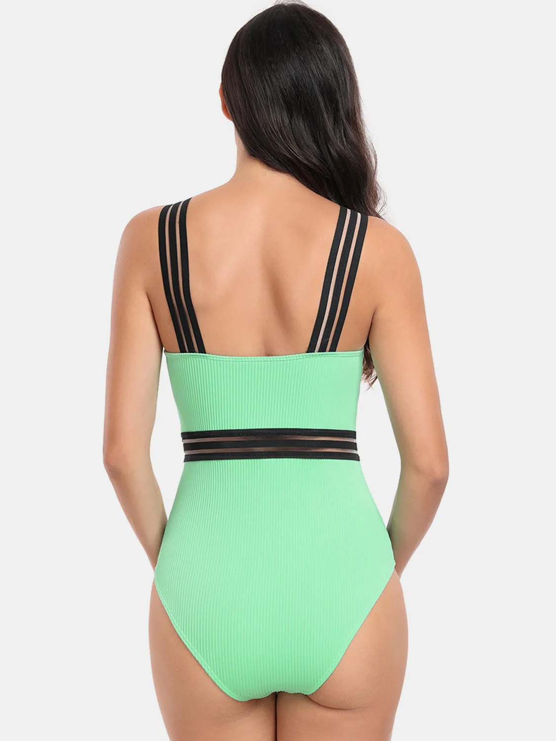 V-Neck One-Piece Swimwear sold by Charming Charlie product image thumbnail 2