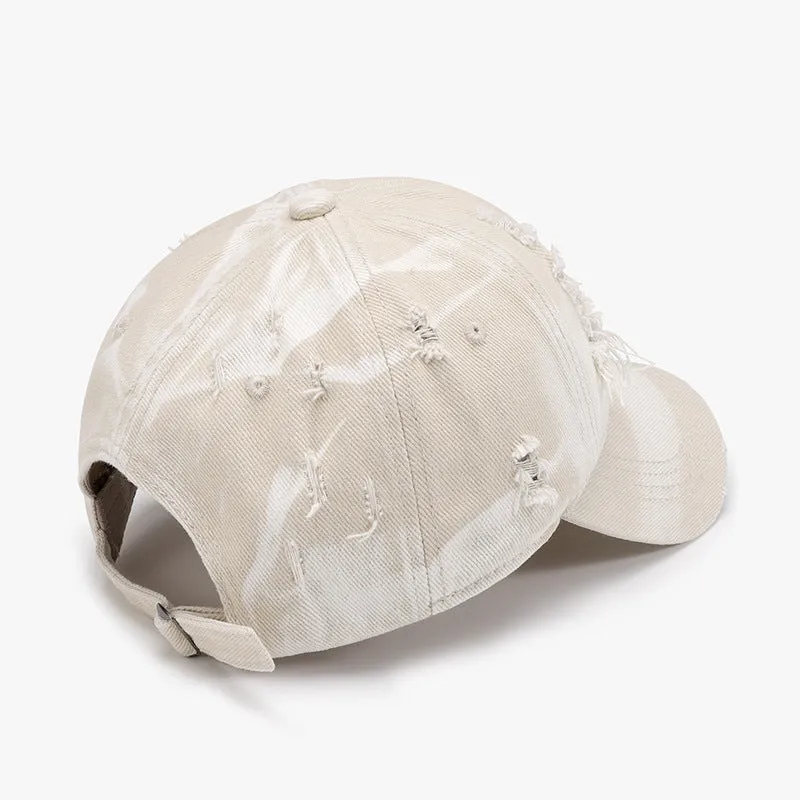 Distressed Adjustable Cotton Baseball Cap sold by Charming Charlie product image thumbnail 4