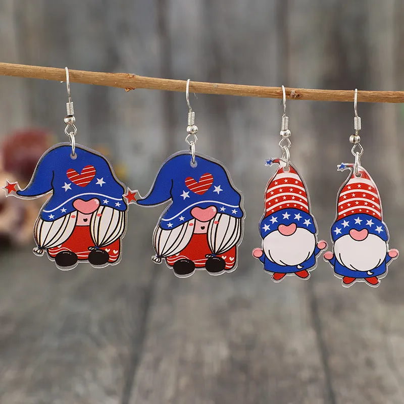 2 Pair Acrylic Gnome Earrings sold by Charming Charlie product image thumbnail 2