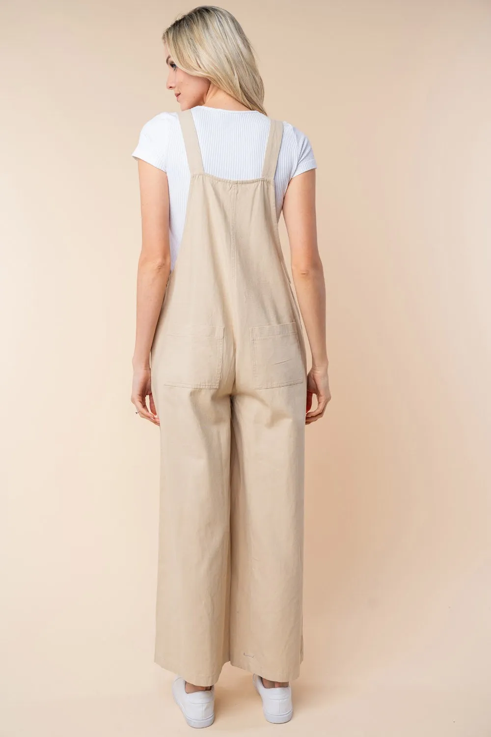 White Birch Sleeveless Wide Leg Jumpsuit sold by Charming Charlie product image thumbnail 2