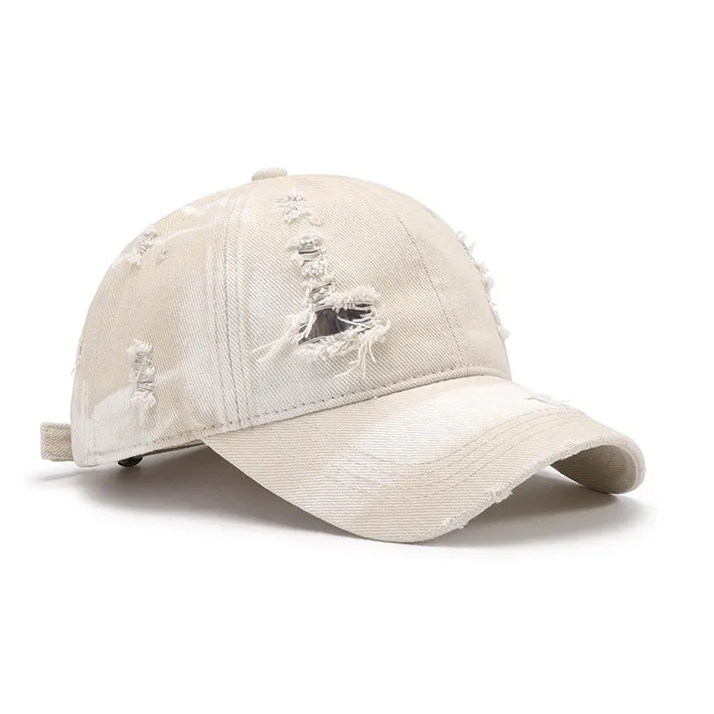 Distressed Adjustable Cotton Baseball Cap sold by Charming Charlie product image thumbnail 2
