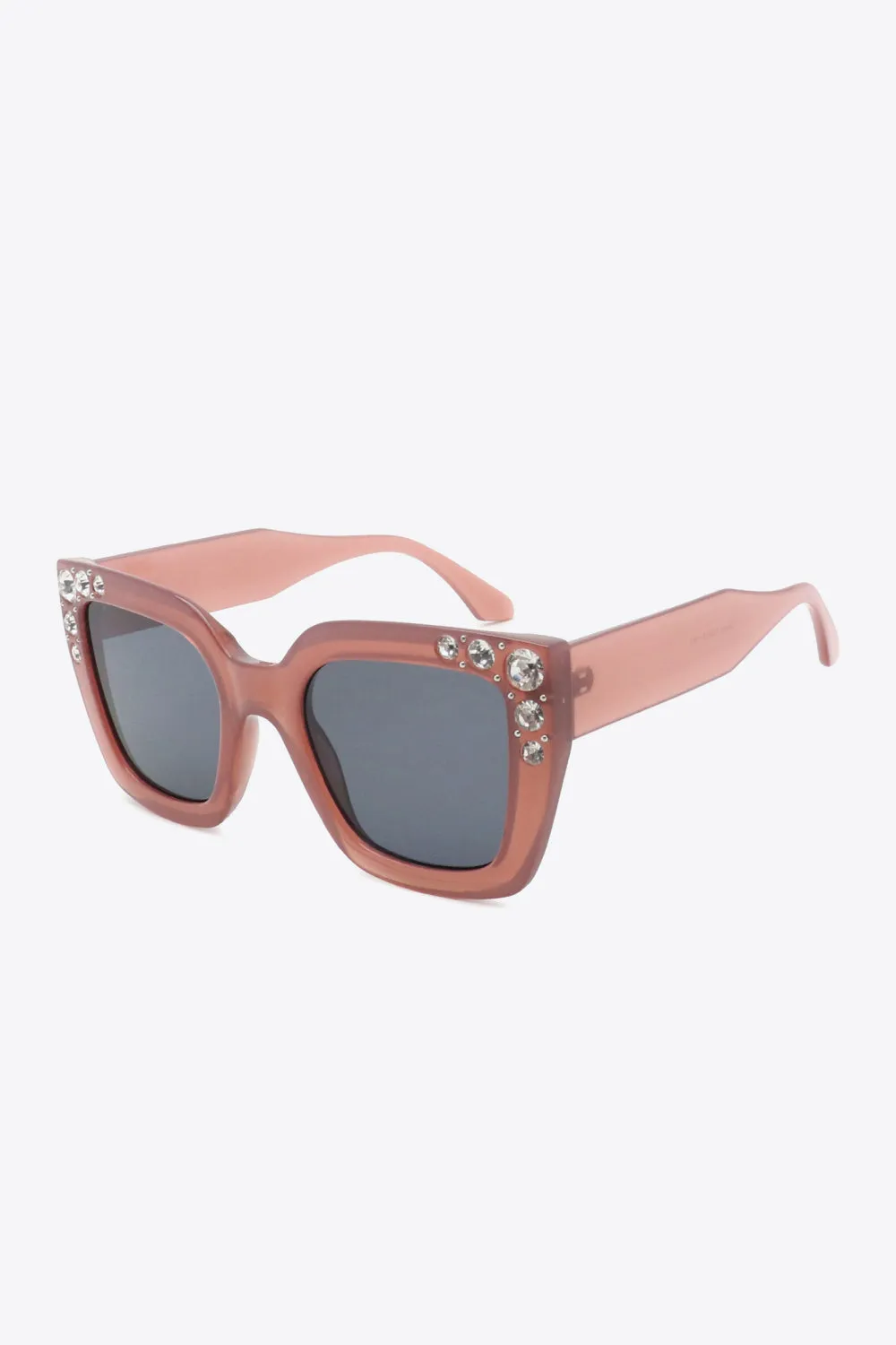 Inlaid Rhinestone Polycarbonate Sunglasses sold by Charming Charlie product image thumbnail 3