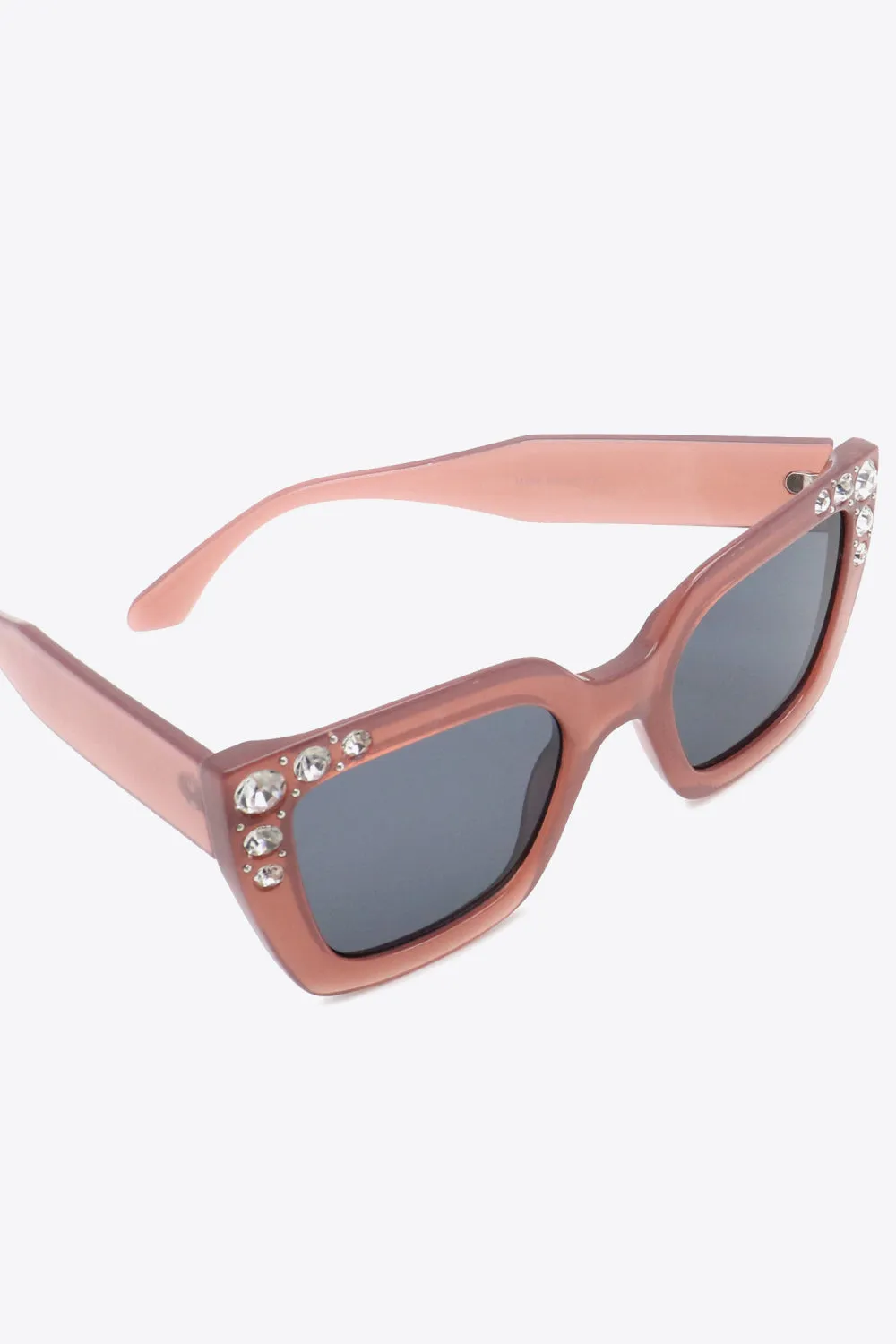 Inlaid Rhinestone Polycarbonate Sunglasses sold by Charming Charlie product image thumbnail 4