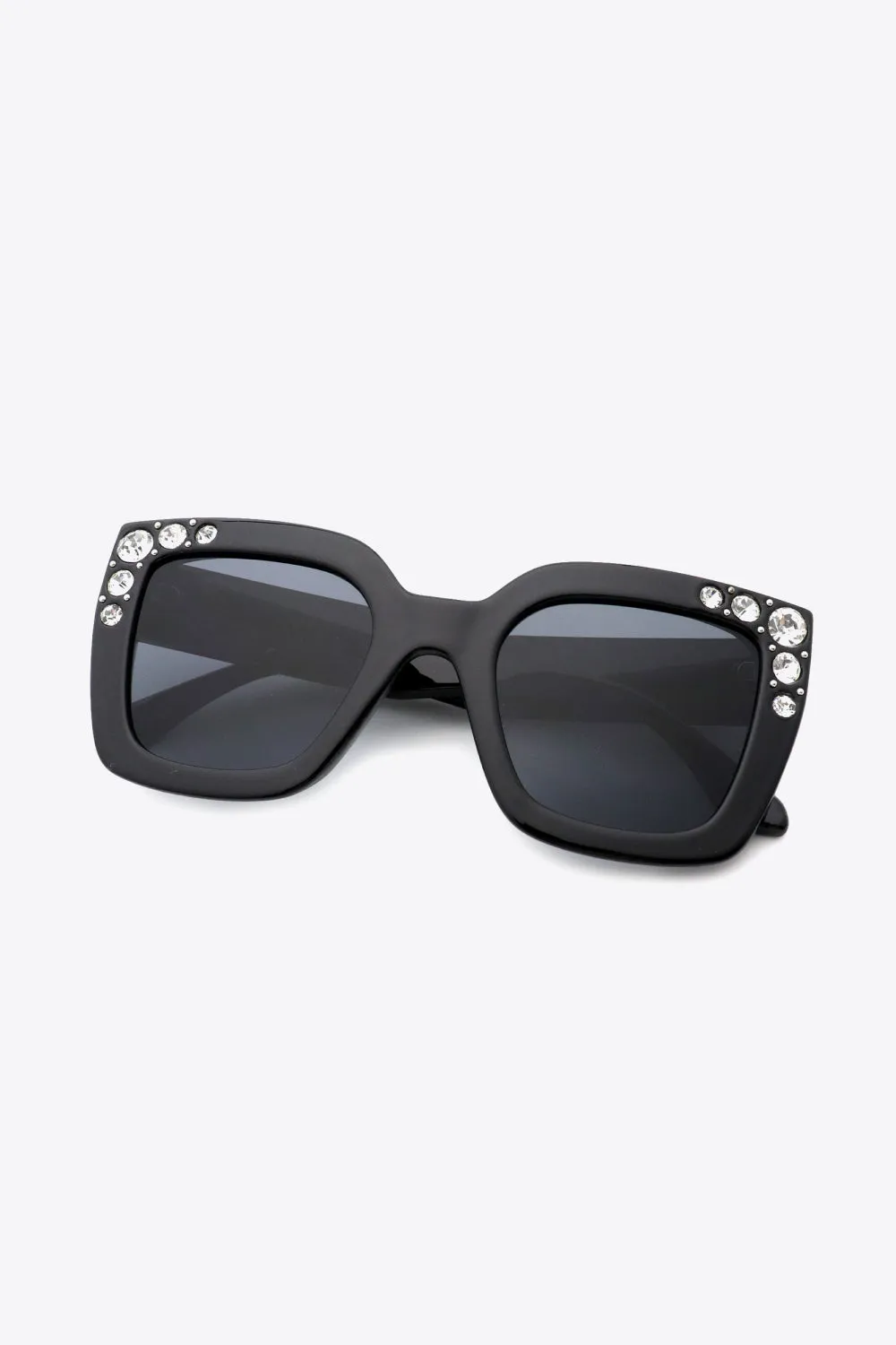 Inlaid Rhinestone Polycarbonate Sunglasses sold by Charming Charlie product image thumbnail 5