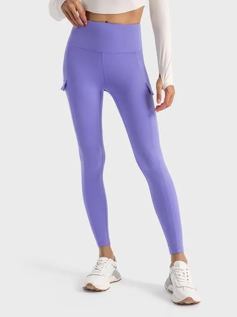 Wide Waistband Sports Leggings sold by Charming Charlie product image thumbnail 4