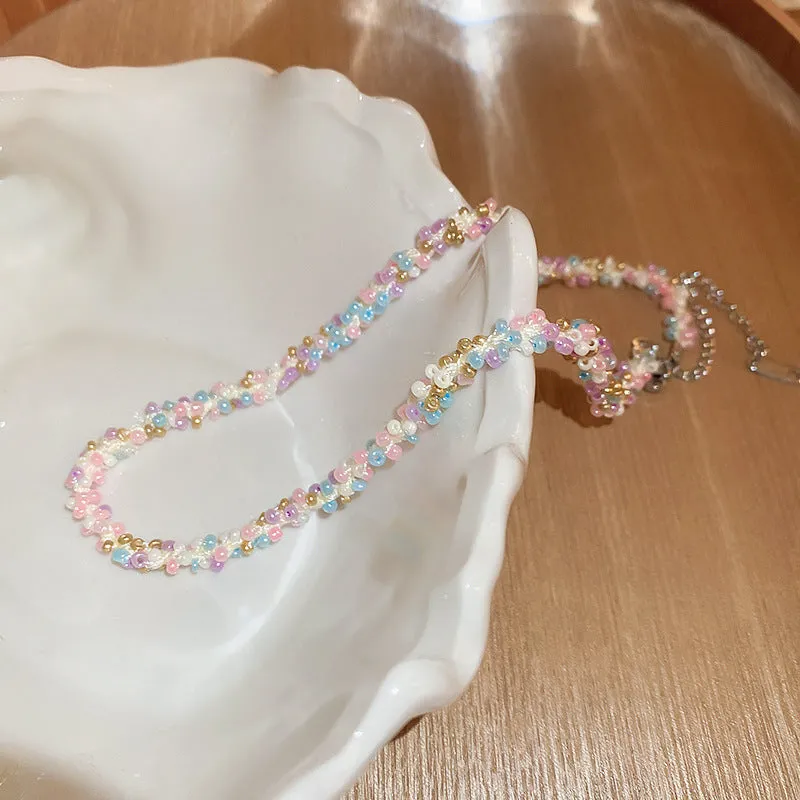 Titanium Steel Rice Bead Necklace sold by Charming Charlie product image thumbnail 5