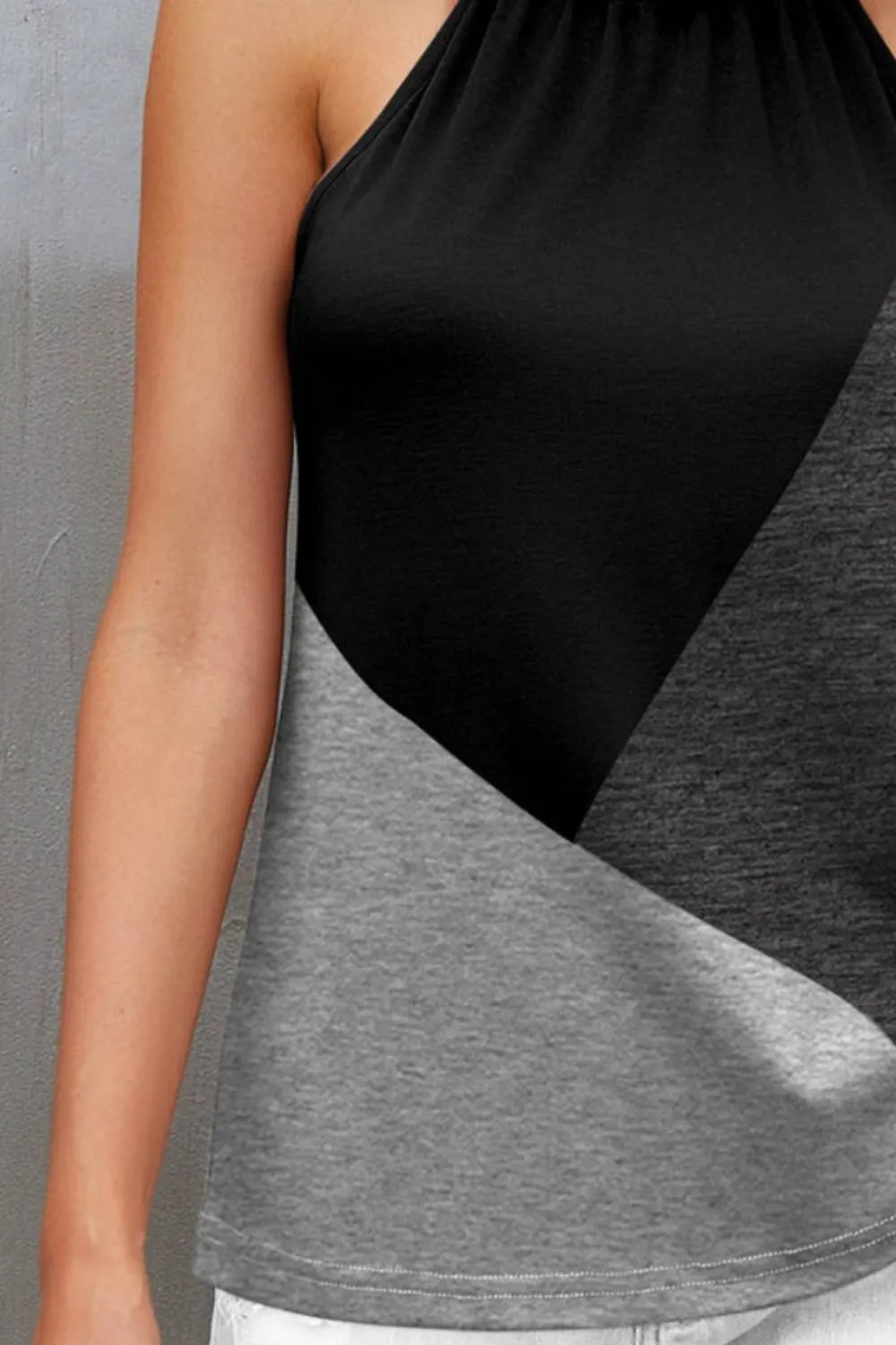 Color Block Grecian Neck Cami sold by Charming Charlie product image thumbnail 3