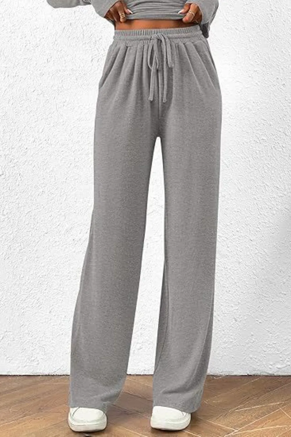 Round Neck Long Sleeve Top and Pants Set sold by Charming Charlie product image thumbnail 4