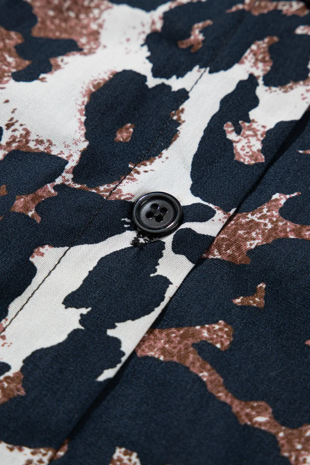 Leopard Button Up Half Sleeve Mini Dress sold by Charming Charlie product image thumbnail 5