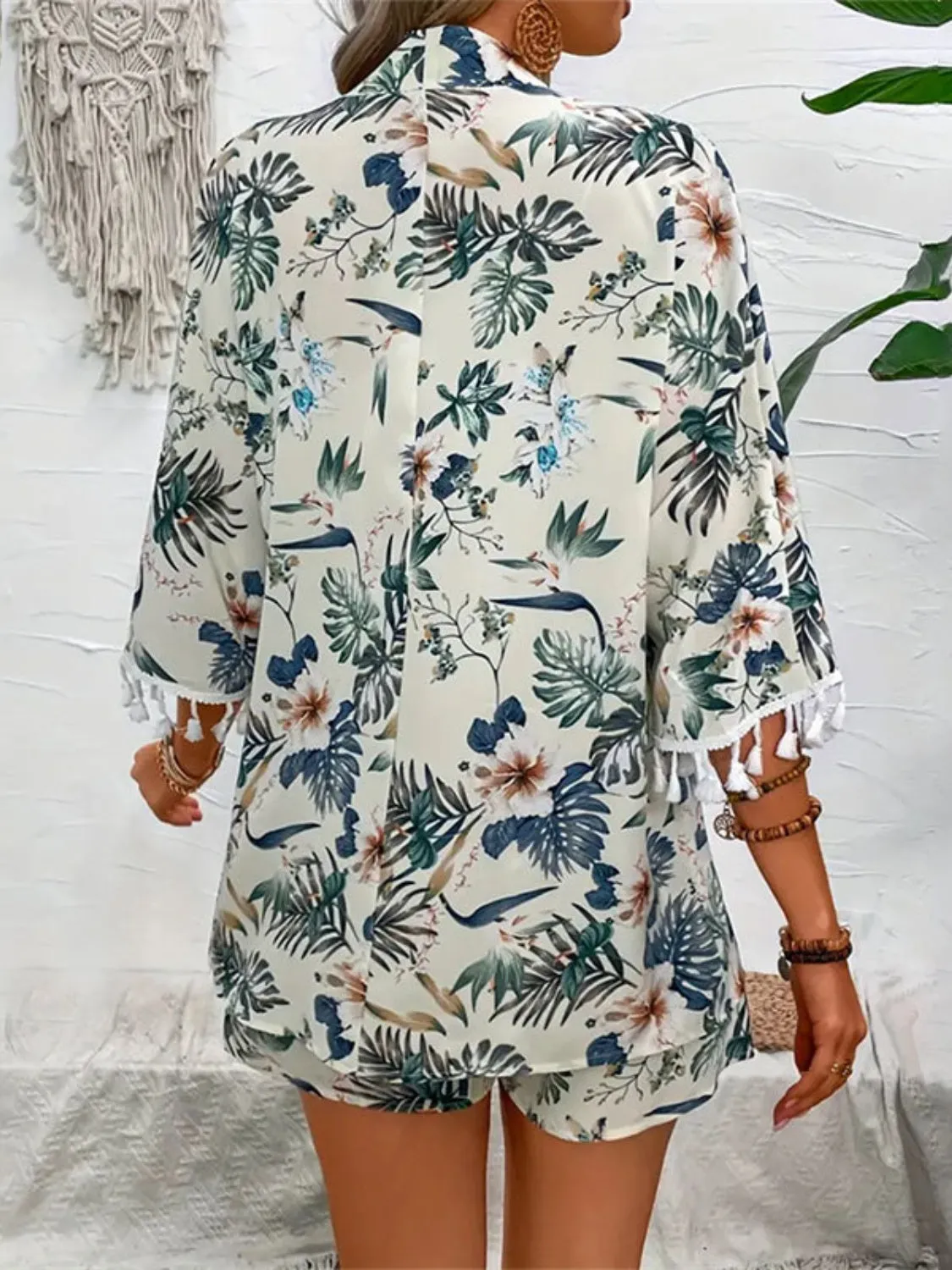 Printed Half Sleeve Top and Shorts Set sold by Charming Charlie product image thumbnail 2