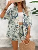 Printed Half Sleeve Top and Shorts Set sold by Charming Charlie
