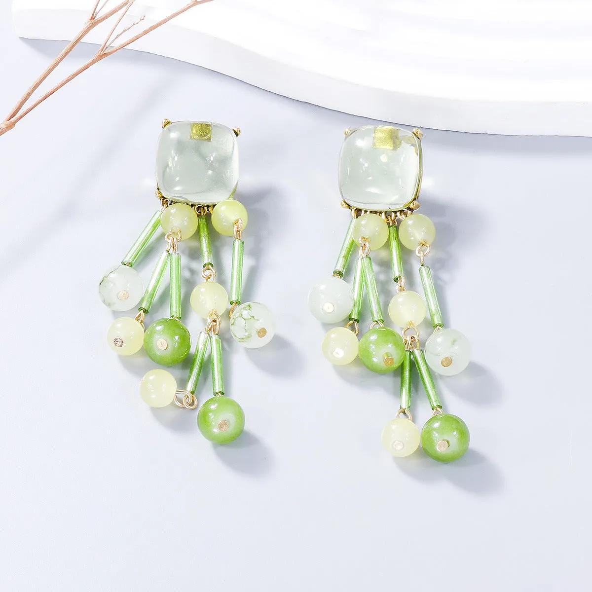 Acrylic Bead Dangle Earrings sold by Charming Charlie product image thumbnail 3