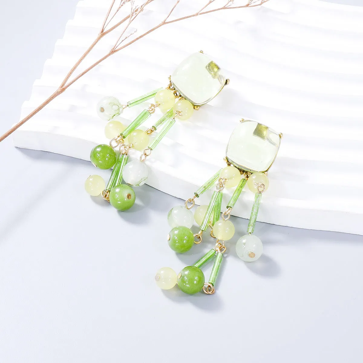 Acrylic Bead Dangle Earrings sold by Charming Charlie product image thumbnail 2