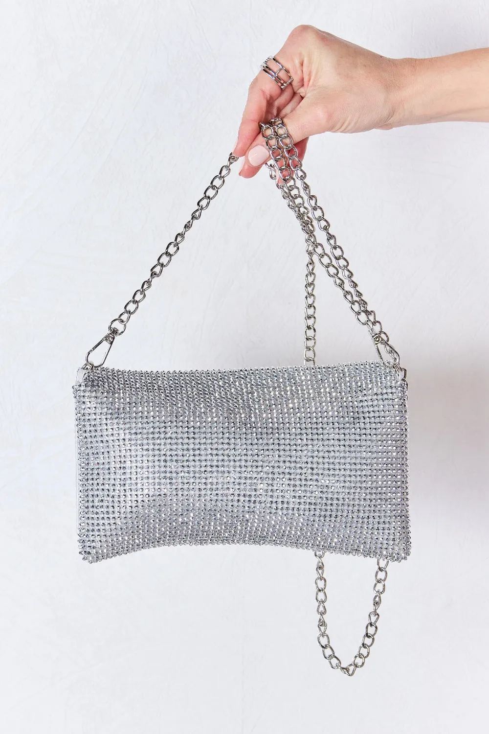 Forever Link Rhinestone Crossbody Bag sold by Charming Charlie product image thumbnail 5