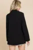 Culture Code One Button Long Sleeve Blazer with Pockets sold by Charming Charlie