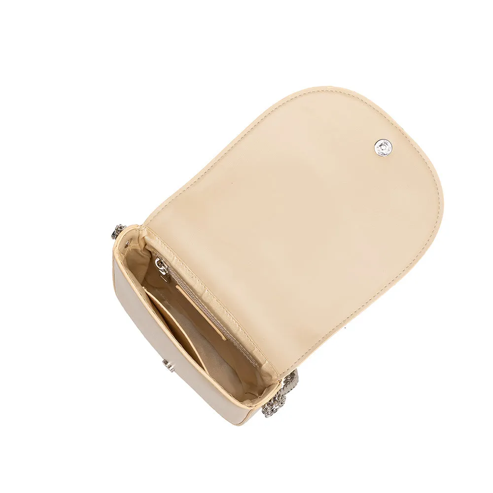 Brie Nude Recycled Vegan Crossbody Bag sold by Charming Charlie product image thumbnail 5