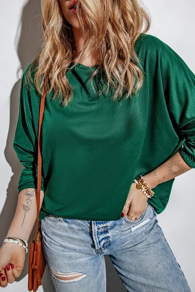 Round Neck Long Sleeve T-Shirt sold by Charming Charlie product image thumbnail 3