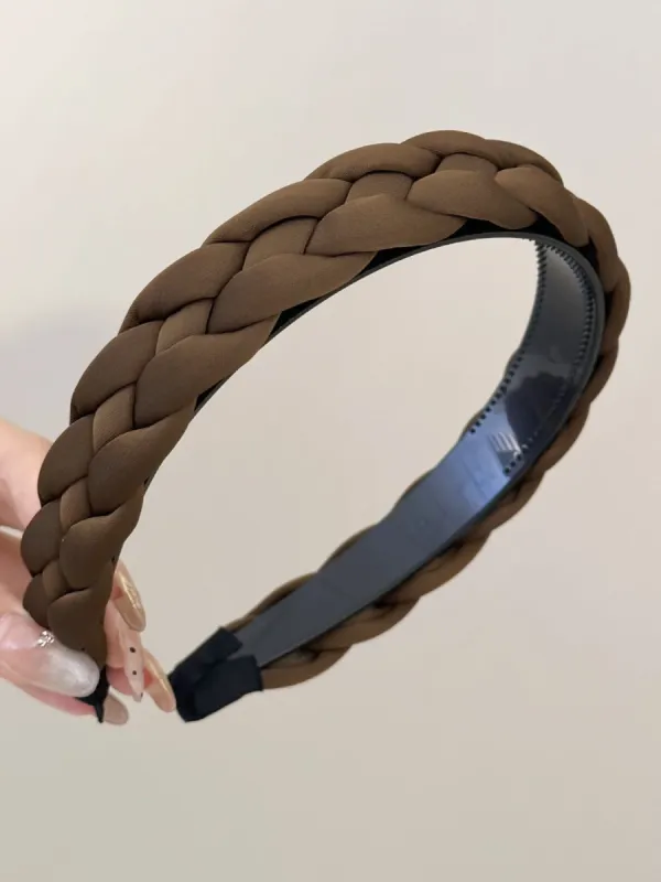 Polyester Braided Wide Headband sold by Charming Charlie