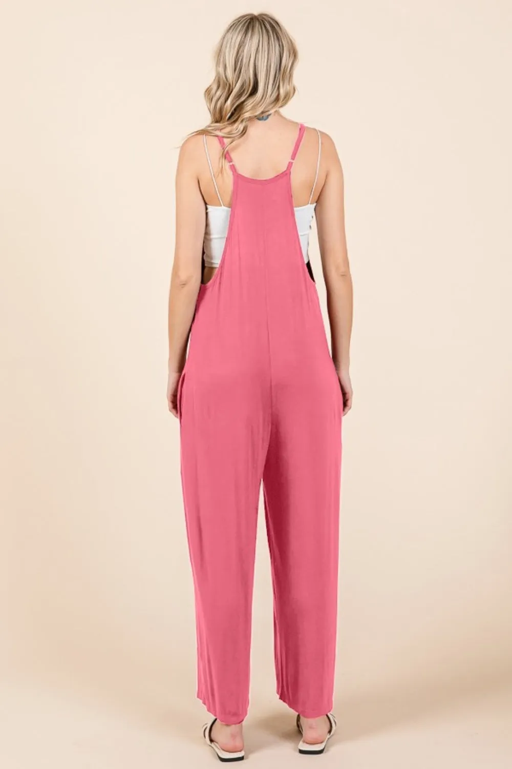 Culture Code Full Size Sleeveless Wide Leg Jumpsuit with Pockets sold by Charming Charlie product image thumbnail 2