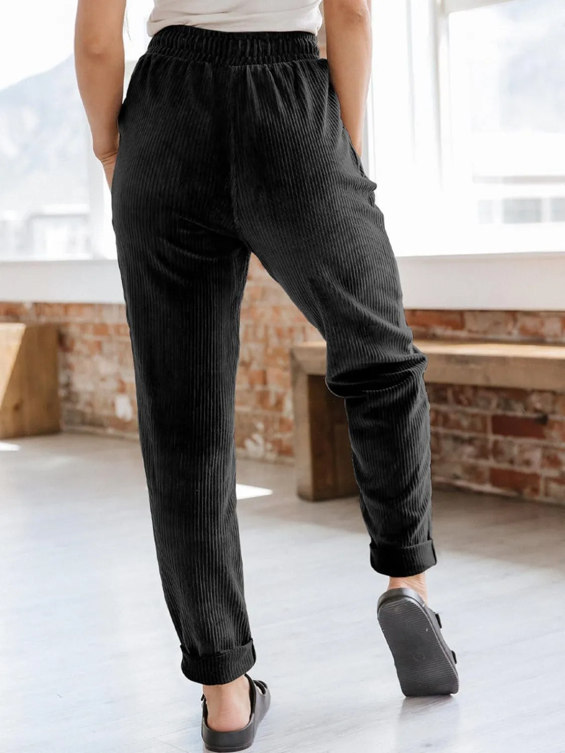 Drawstring Pants with Pockets sold by Charming Charlie product image thumbnail 5