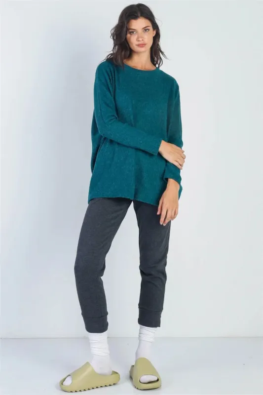 Cherish Apparel Round Neck Long Sleeve Sweater sold by Charming Charlie