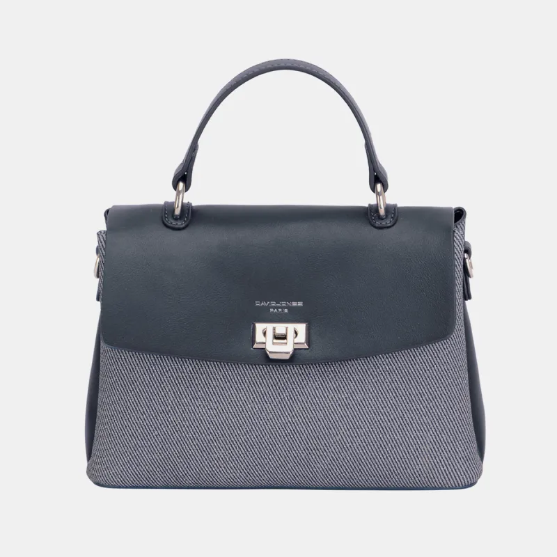David Jones Striped Contrast Handbag sold by Charming Charlie