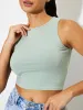 Round Neck Cropped Tank sold by Charming Charlie