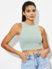 Round Neck Cropped Tank sold by Charming Charlie