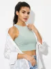 Round Neck Cropped Tank sold by Charming Charlie