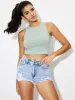 Round Neck Cropped Tank sold by Charming Charlie
