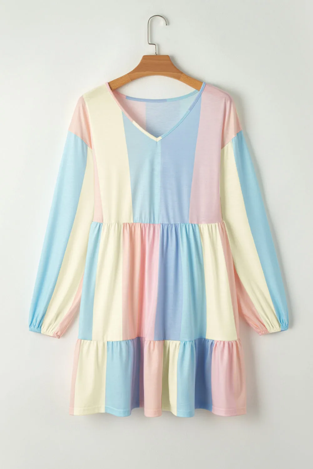 Color Block Long Sleeve Mini Dress sold by Charming Charlie product image thumbnail 2