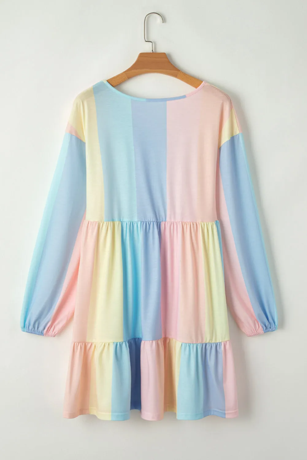 Color Block Long Sleeve Mini Dress sold by Charming Charlie product image thumbnail 3