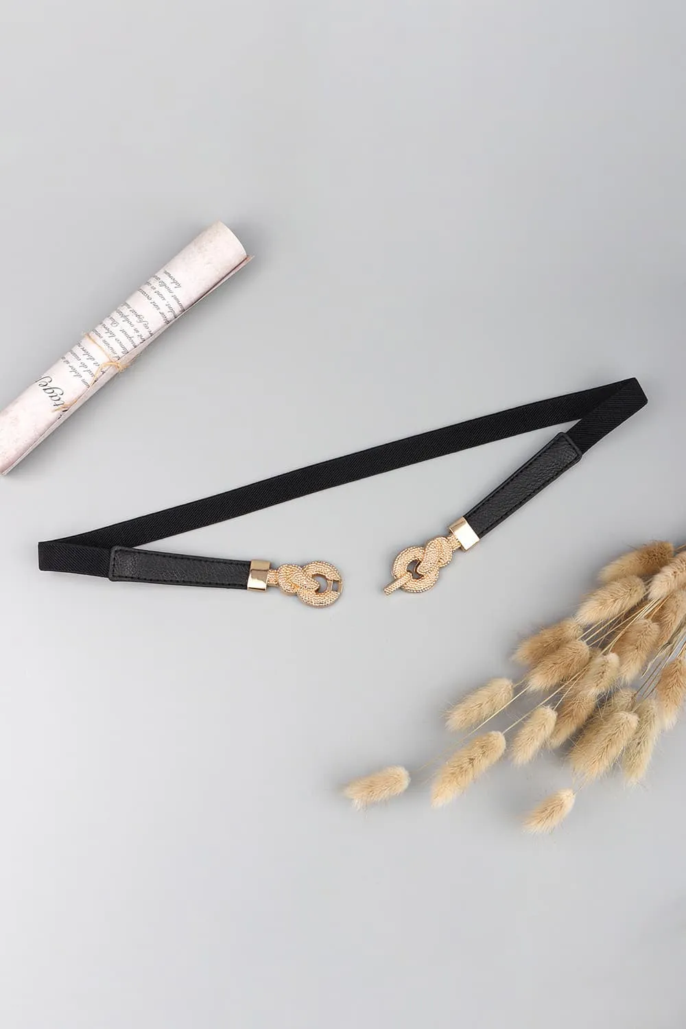 Zinc Alloy Buckle PU Leather Belt sold by Charming Charlie product image thumbnail 5