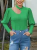 Cutout Mock Neck Long Sleeve T-Shirt sold by Charming Charlie