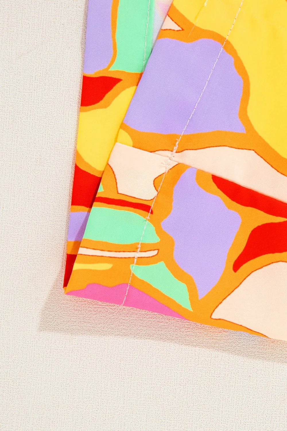 Contrast Print Round Neck Long Sleeve Blouse sold by Charming Charlie product image thumbnail 4