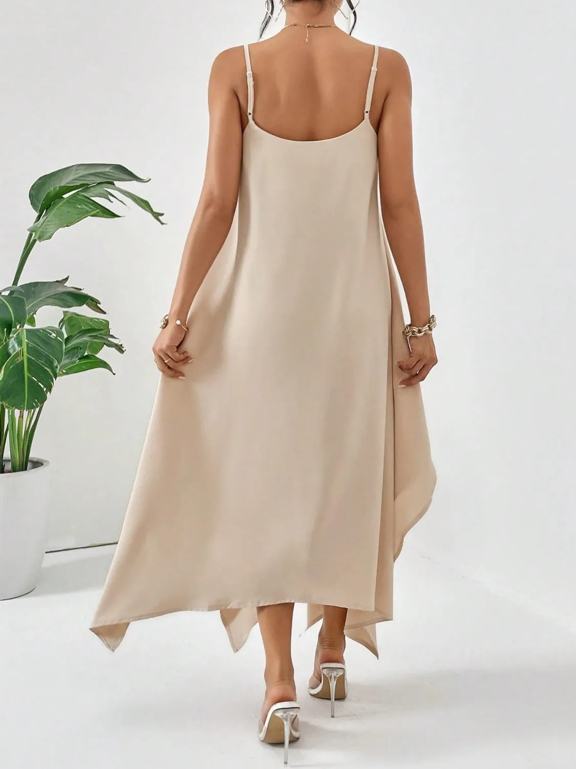Scoop Neck Midi Cami Dress sold by Charming Charlie product image thumbnail 4